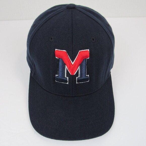 Lids Mustang Chargers Blue Embroidered M Men's Cap Fitted OSFA - Picture 7 of 14